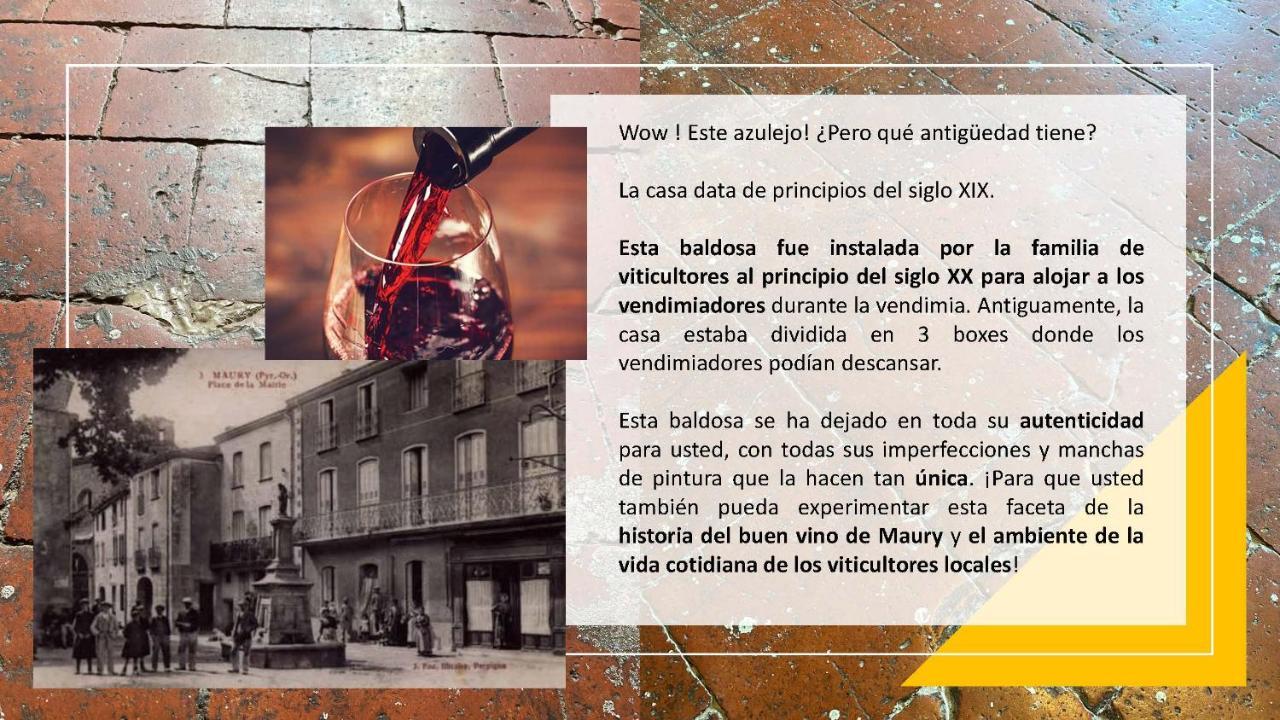 La Tomette - Le Charme De L'Authentique Apartment Maury ภายนอก รูปภาพ